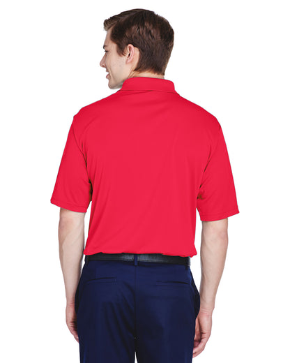 Men's Cool & Dry 8-Star Elite Performance Interlock Polo - Red