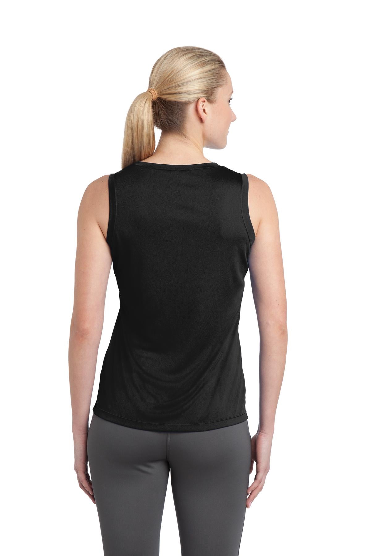 Women's Sleeveless PosiCharge Competitor V-Neck Tee - Black