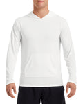 Unisex Performance®  Hooded T-Shirt - White