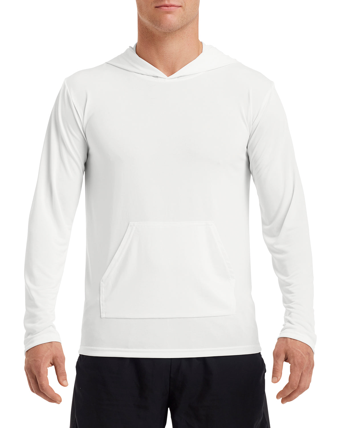 Unisex Performance®  Hooded T-Shirt - White