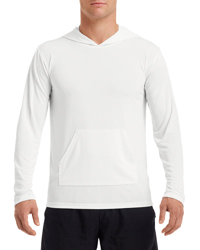 Unisex Performance®  Hooded T-Shirt - White
