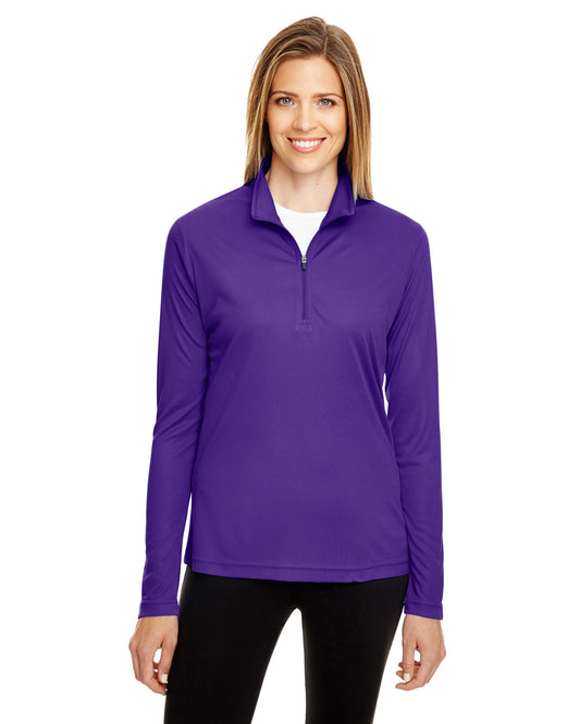 Women's Zone Performance Quarter-Zip - Sport Purple