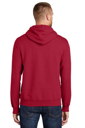 Unisex Tall Essential Fleece Pullover Hoodie - Red