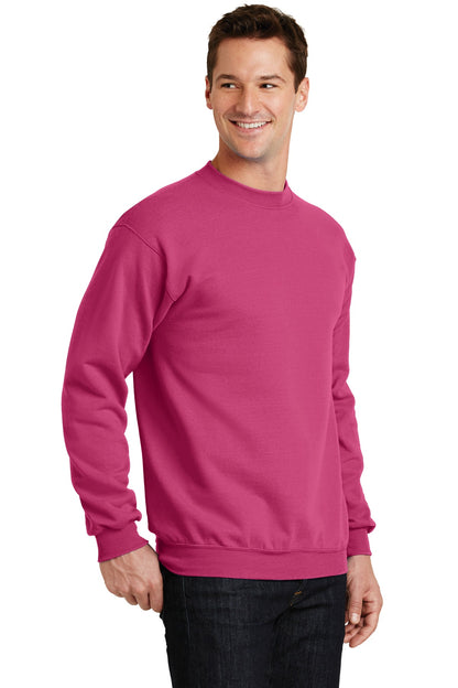 Unisex Core Fleece Crewneck Sweatshirt - Sangria