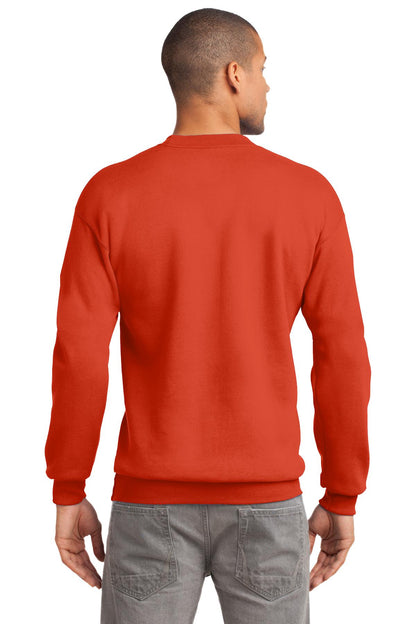 Unisex Essential Fleece Crewneck Sweatshirt - Orange
