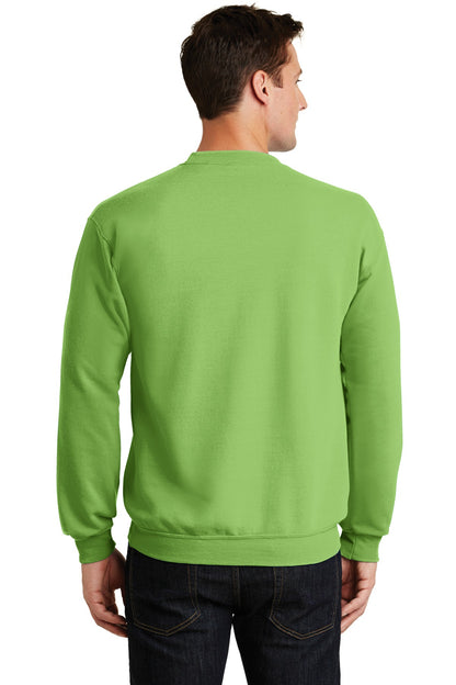Unisex Core Fleece Crewneck Sweatshirt - Lime