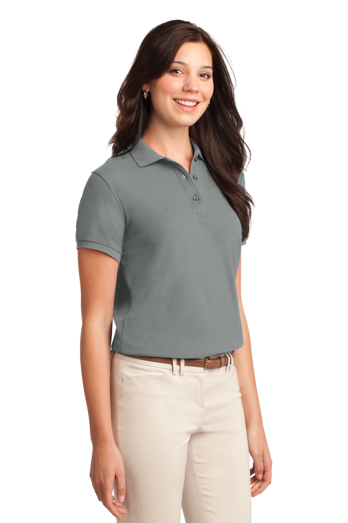Women's Silk Touch Polo - Cool Gray