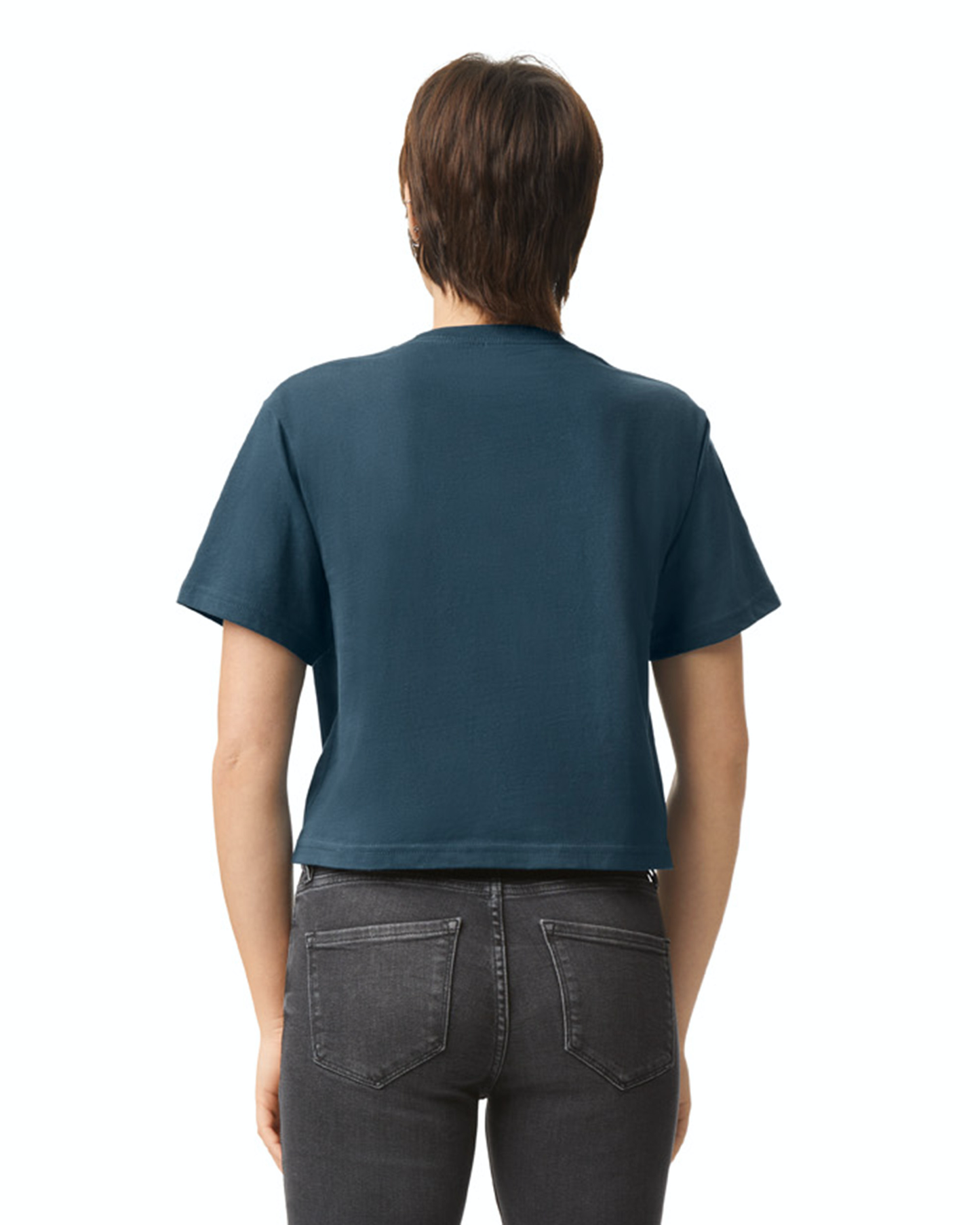 Women's Fine Jersey Boxy T-Shirt - Sea Blue