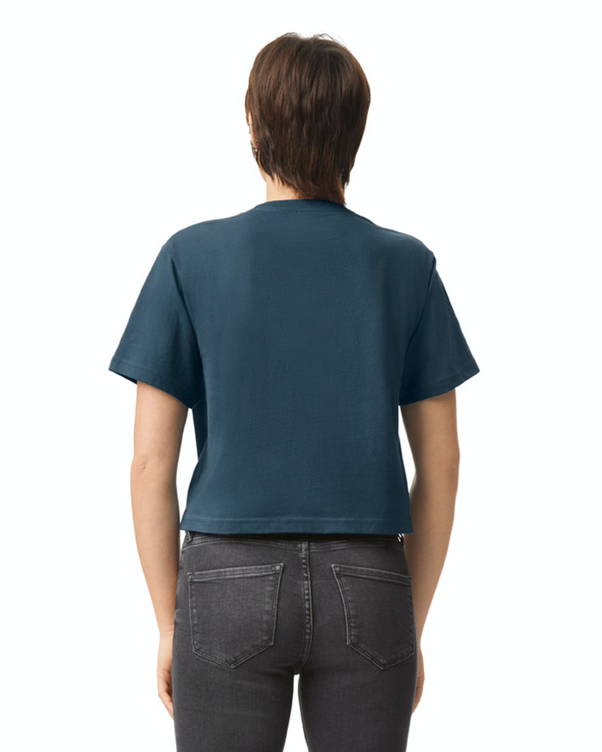 Women's Fine Jersey Boxy T-Shirt - Sea Blue