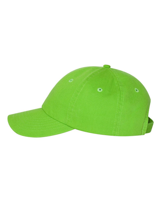 Unisex Bio-Washed Classic Dad’s Cap - Neon Green