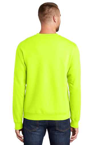 Unisex Essential Fleece Crewneck Sweatshirt - Safety Green