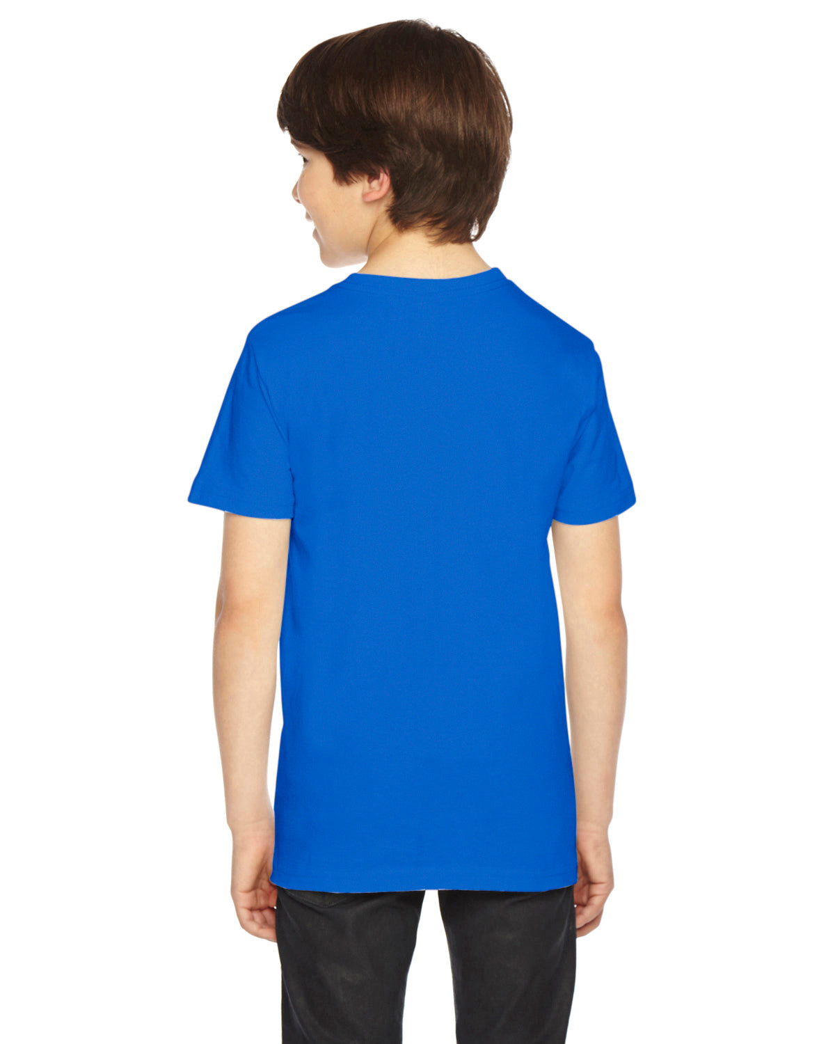 Youth Fine Jersey Short-Sleeve T-Shirt - Royal Blue