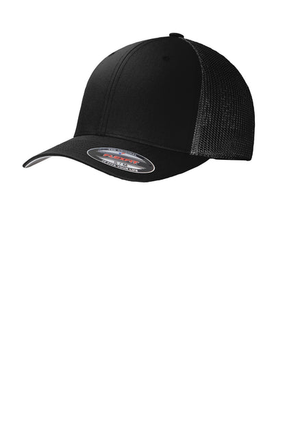 Flexfit Mesh Back Cap - Black / Black