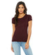 Bella + Canvas B8413 - Women's Triblend Short-Sleeve T-Shirt - Maroon Triblend