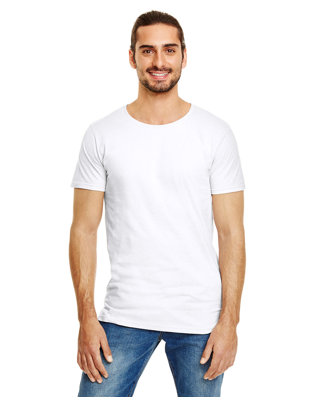 Unisex Lightweight Long & Lean T-Shirt - White