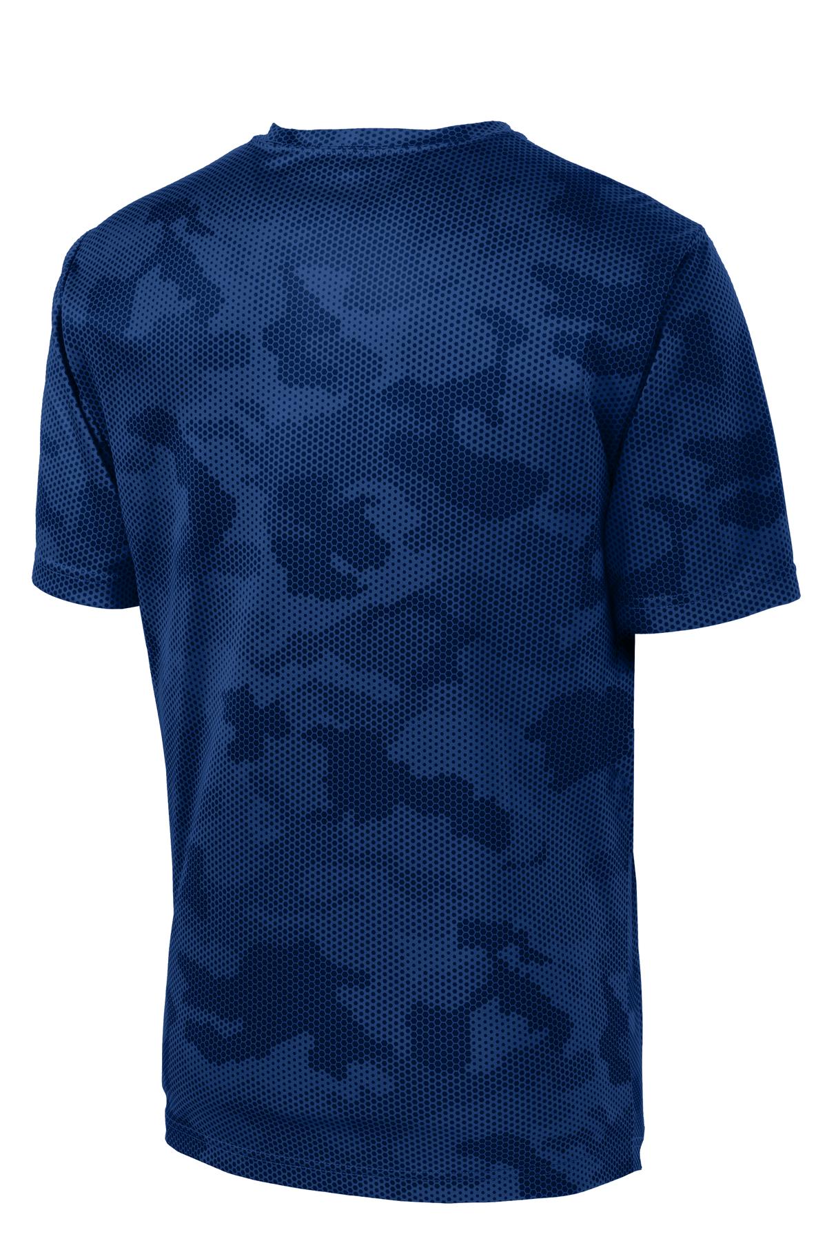 Youth CamoHex Tee - True Royal