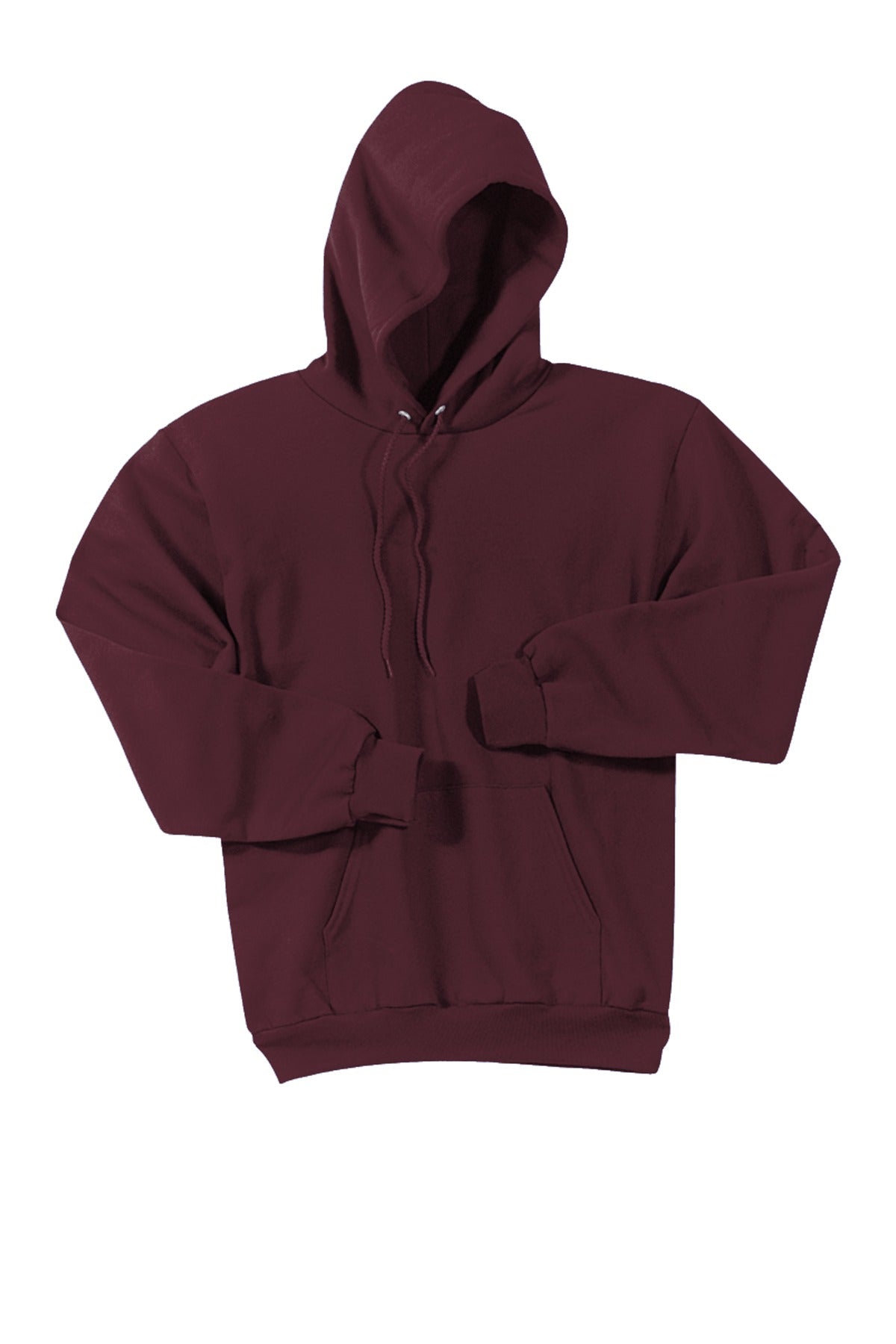 Unisex Essential Fleece Pullover Hoodie - Maroon