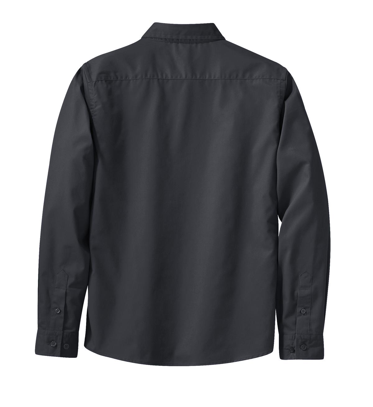 Women's Long Sleeve Easy Care Shirt - Cl Navy / Light Stone
