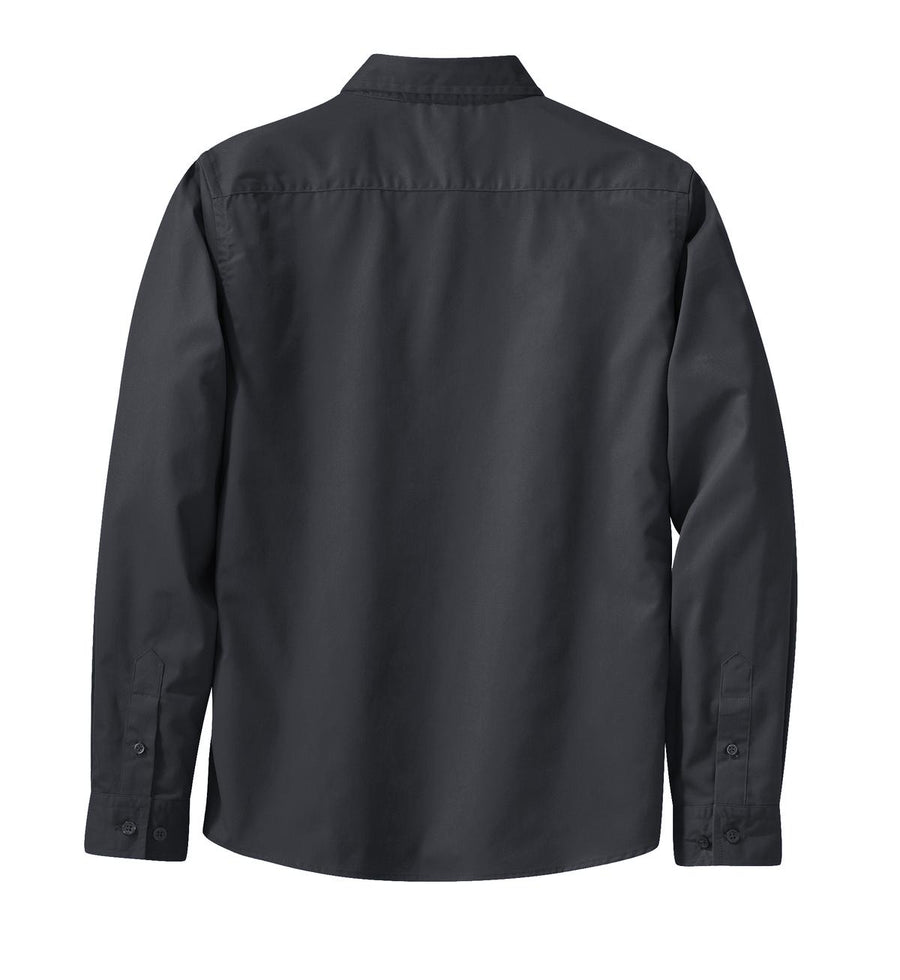 Women's Long Sleeve Easy Care Shirt - Cl Navy / Light Stone