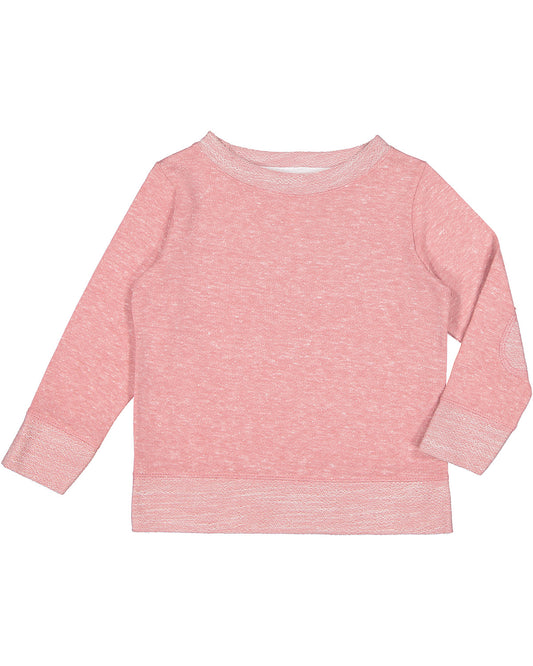 Toddler Harborside Melange French Terry Crew - Mauvelous Melange
