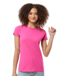 Women's Slim Fit Fine Jersey Tee - Fuchsia