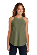 Women's Perfect Tri Rocker Tank - Military Green Fr