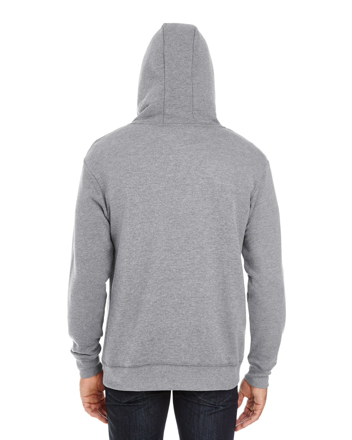 Unisex Triblend French Terry Hoodie - Charcoal Heather