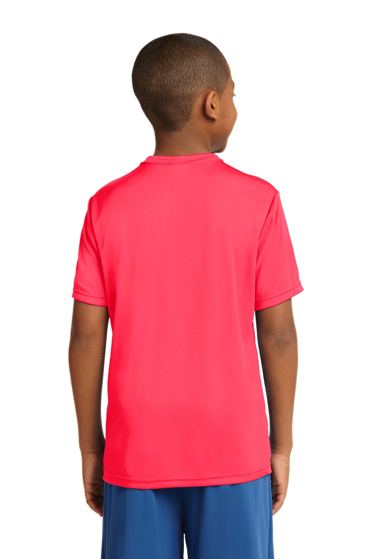 Youth PosiCharge Competitor Tee - Hot Coral