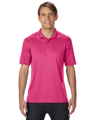 Unisex Performance® Jersey Polo - Marble Heliconia