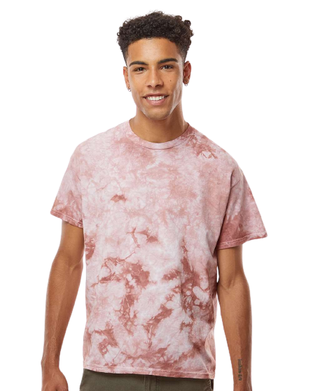 Crystal Tie Dye T-Shirt - Copper