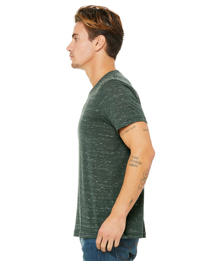 Unisex Poly-Cotton Short-Sleeve T-Shirt - Forest Marble