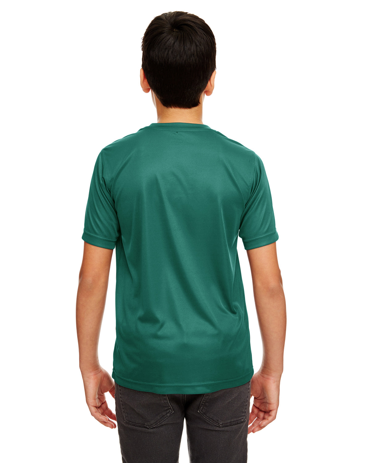 Youth Cool & Dry Sport Performance Interlock T-Shirt - Forest Green
