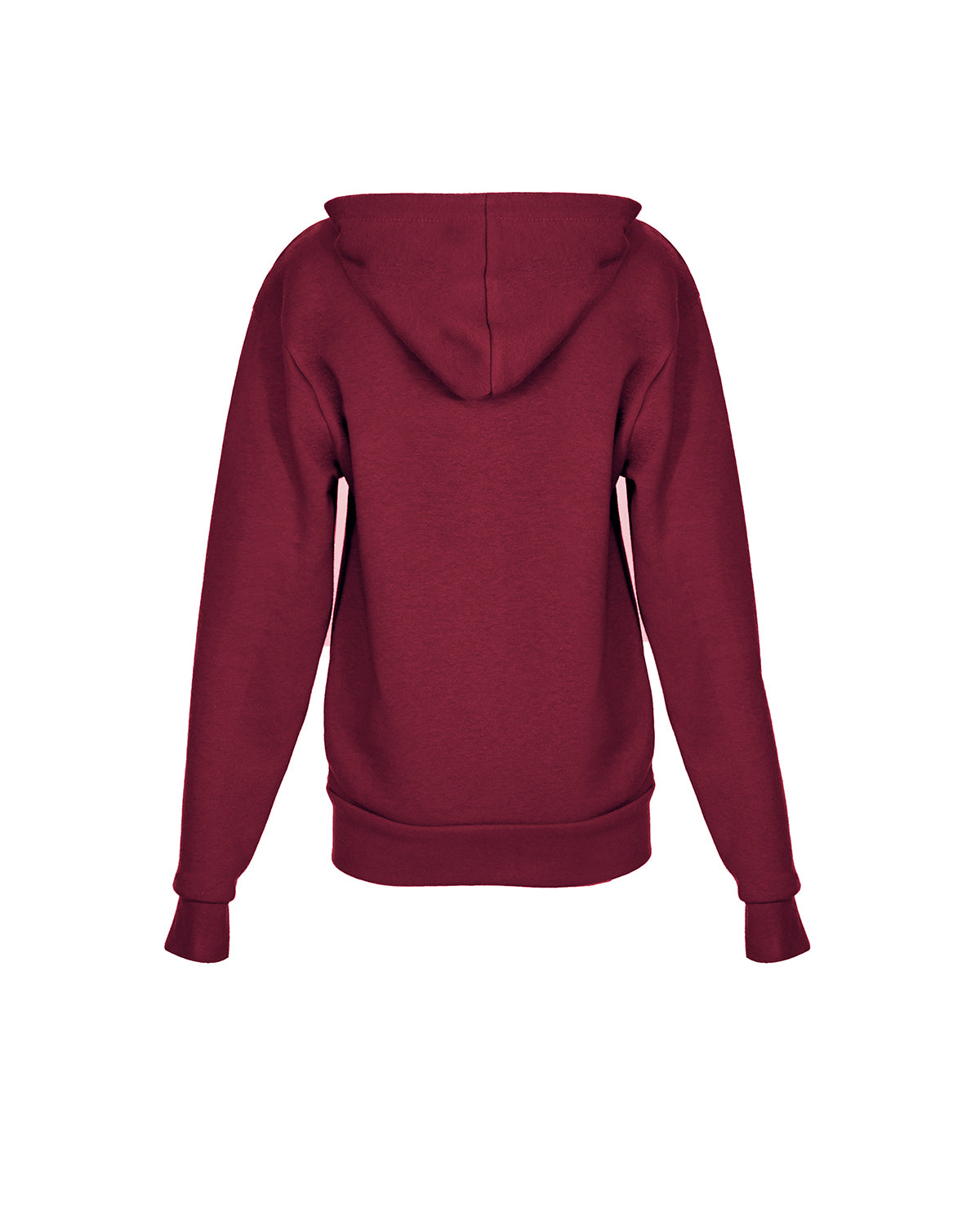 Youth Zip Hoodie - Maroon