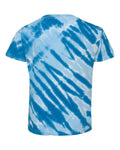 Youth One Color Tiger Stripe T-Shirt - Royal