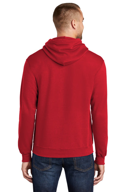 Unisex Tall Core Fleece Pullover Hoodie - Red