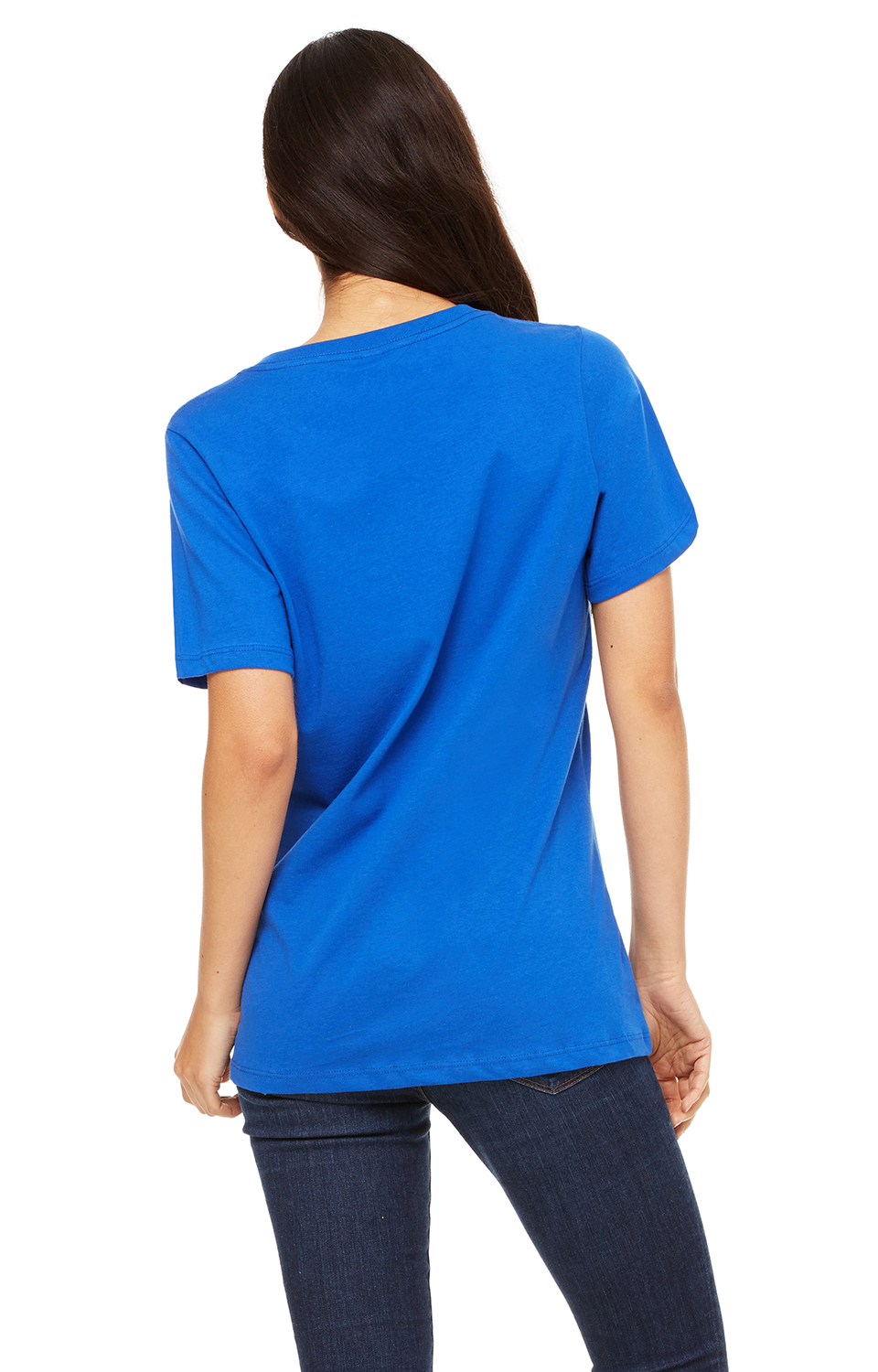 Women's Relaxed Jersey V-Neck T-Shirt - True Royal