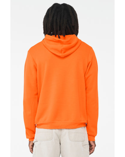 Unisex Sponge Fleece Pullover Hoodie - Orange