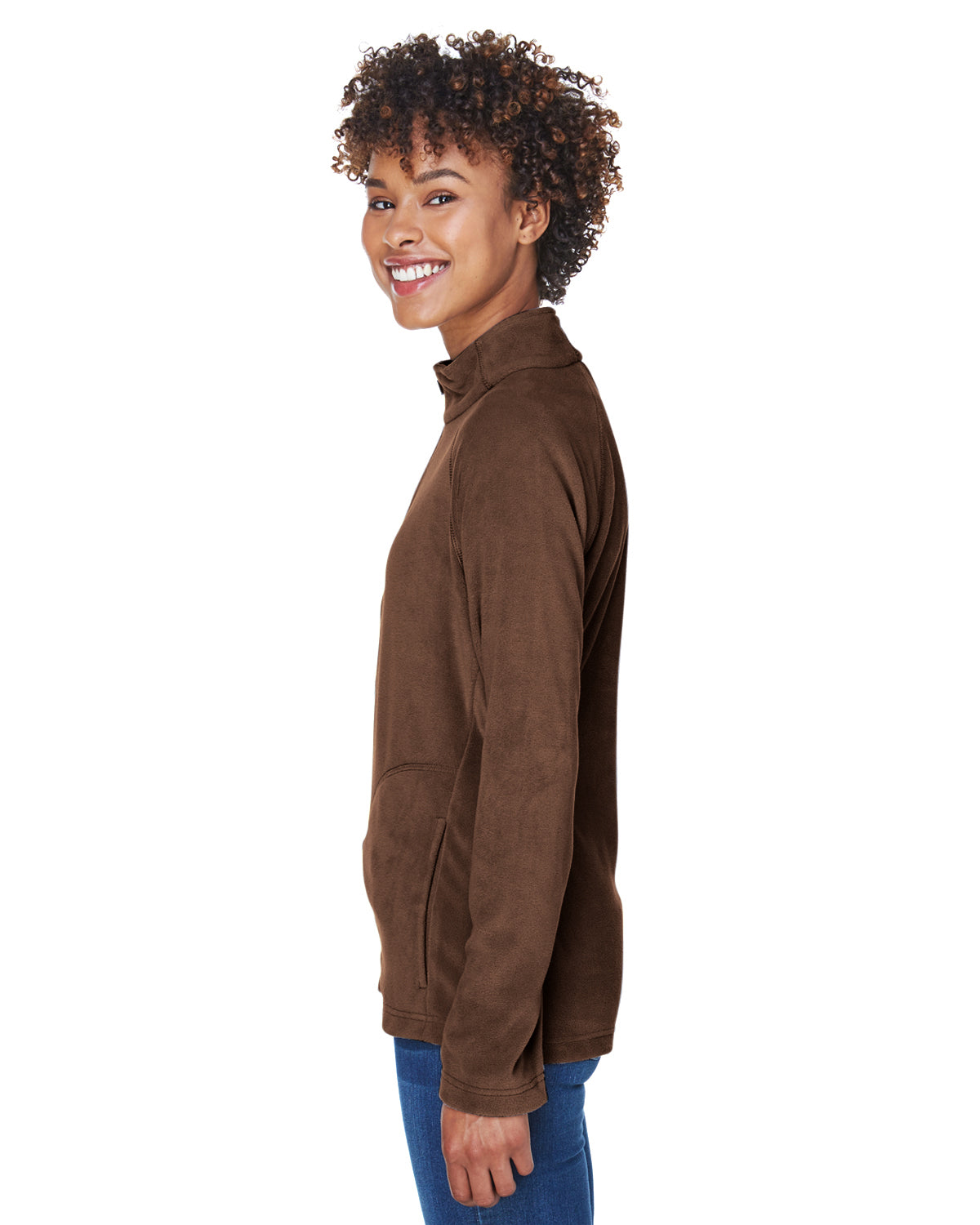 Women's Campus Microfleece Jacket - Sport Dark Brown