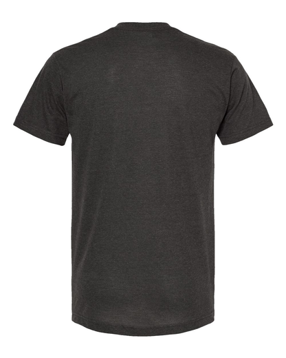 Unisex Poly-Rich V-Neck Tee - Heather Graphite
