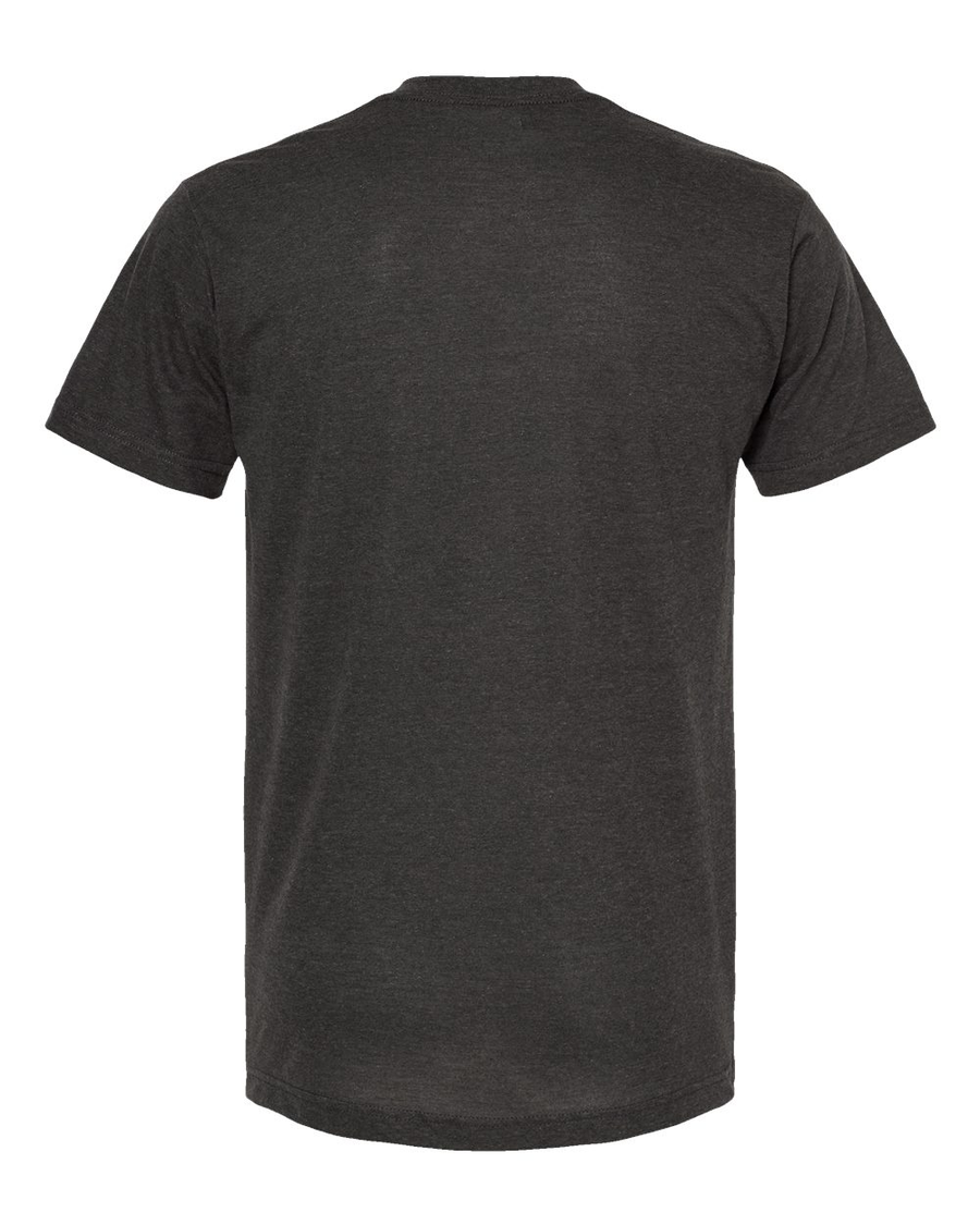 Unisex Poly-Rich V-Neck Tee - Heather Graphite