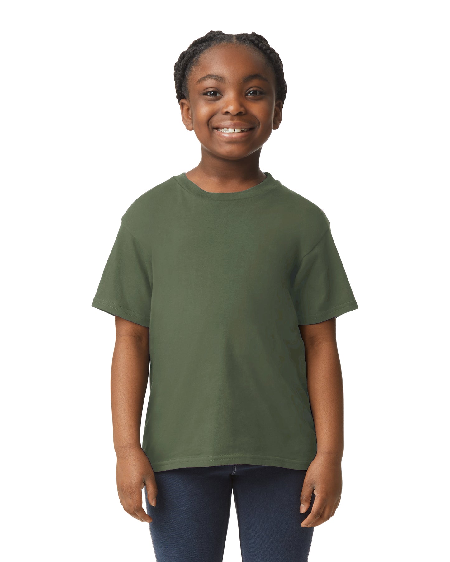 Softstyle Youth T-Shirt - Military Green