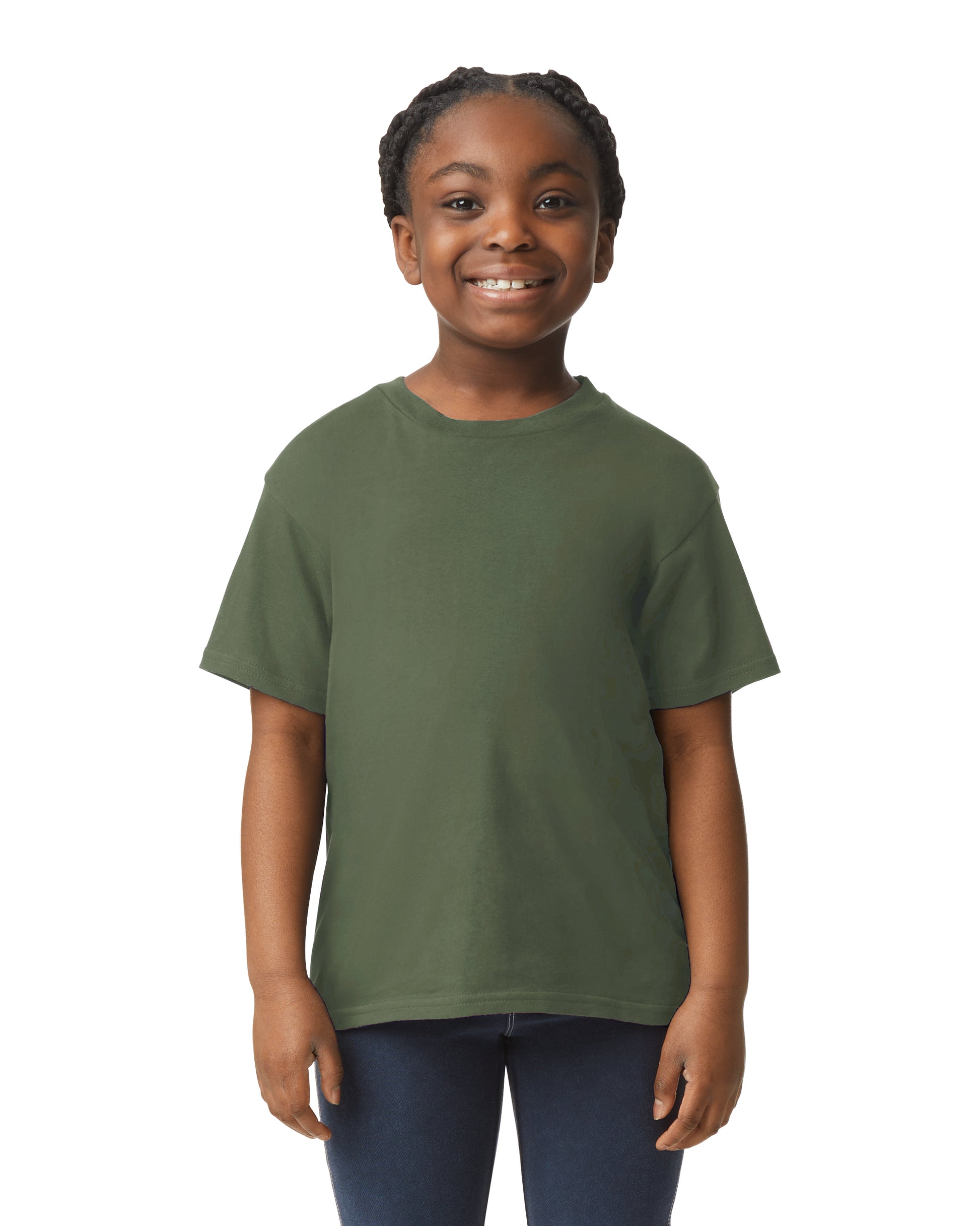 Softstyle Youth T-Shirt - Military Green