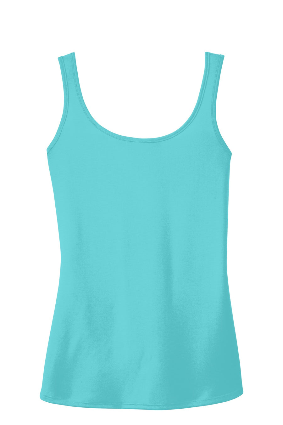 Women's Drapey Tank - Aqua Ice