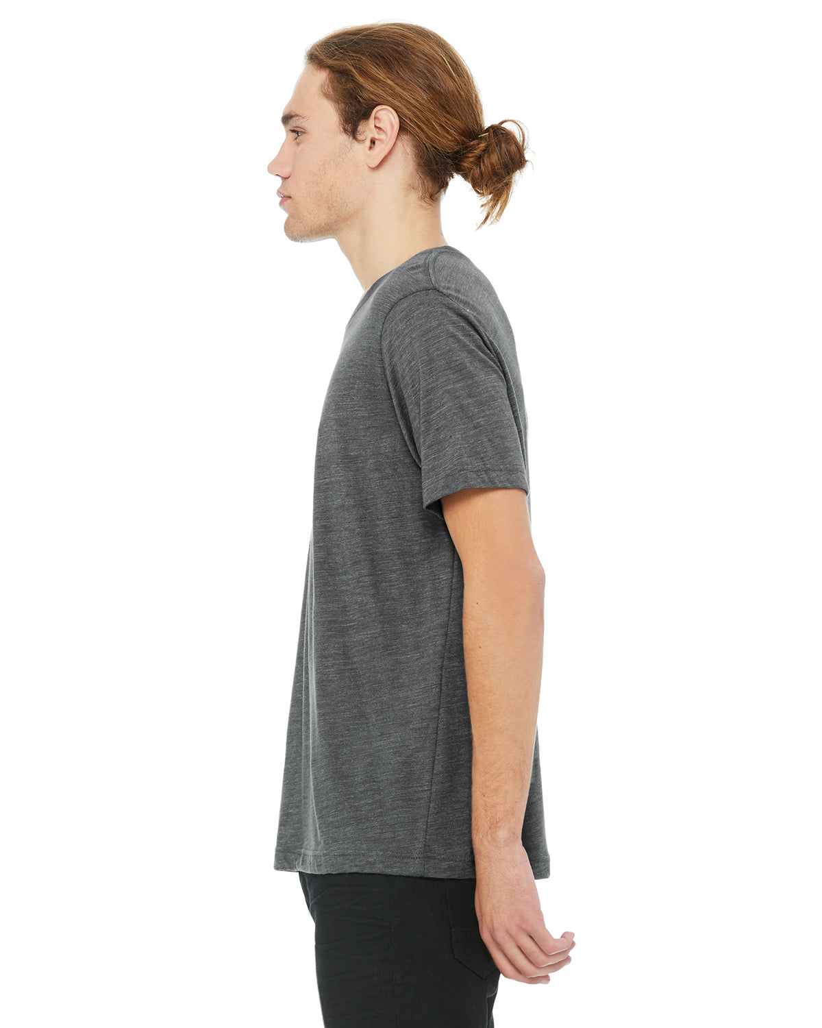 Unisex Poly-Cotton Short-Sleeve T-Shirt - Asphalt Slub