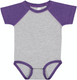Rabbit Skins RS4430 - Infant Baseball Bodysuit - Vintage Heather / Vintage Purple