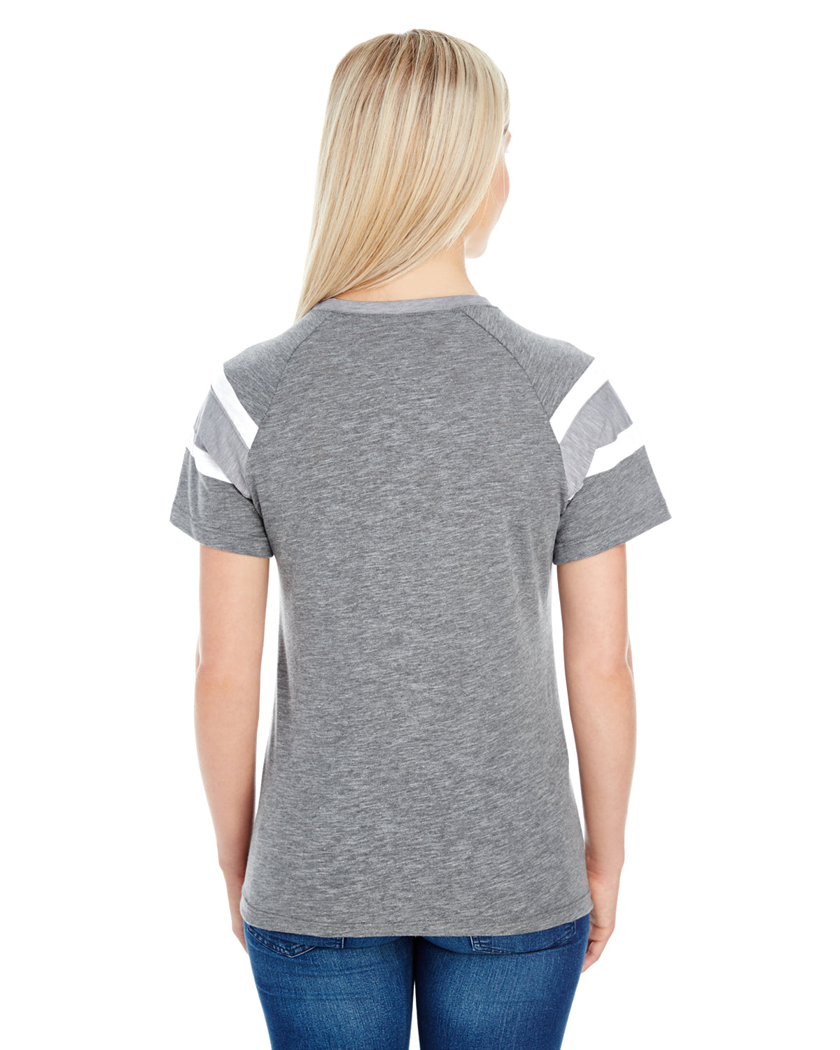 Women's Fanatic Short-Sleeve T-Shirt - Slt / Athletic Heather / White