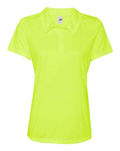 Women's Performance 3-Button Sport Shirt - Sport Safety Yellow