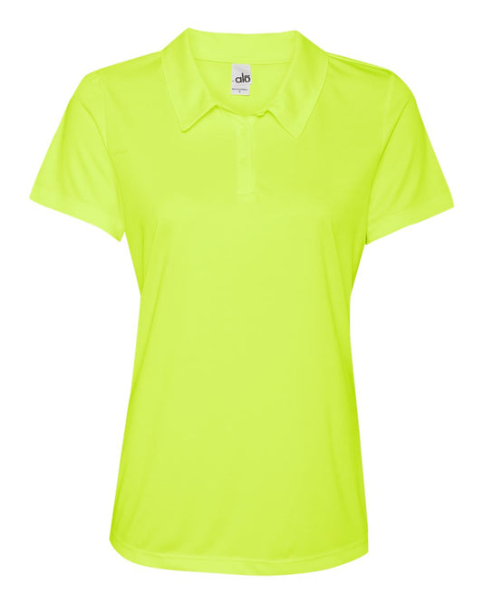 Women's Performance 3-Button Sport Shirt - Sport Safety Yellow