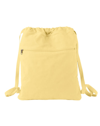 Pigment-Dyed Canvas Cinch Sack - Goldenrod