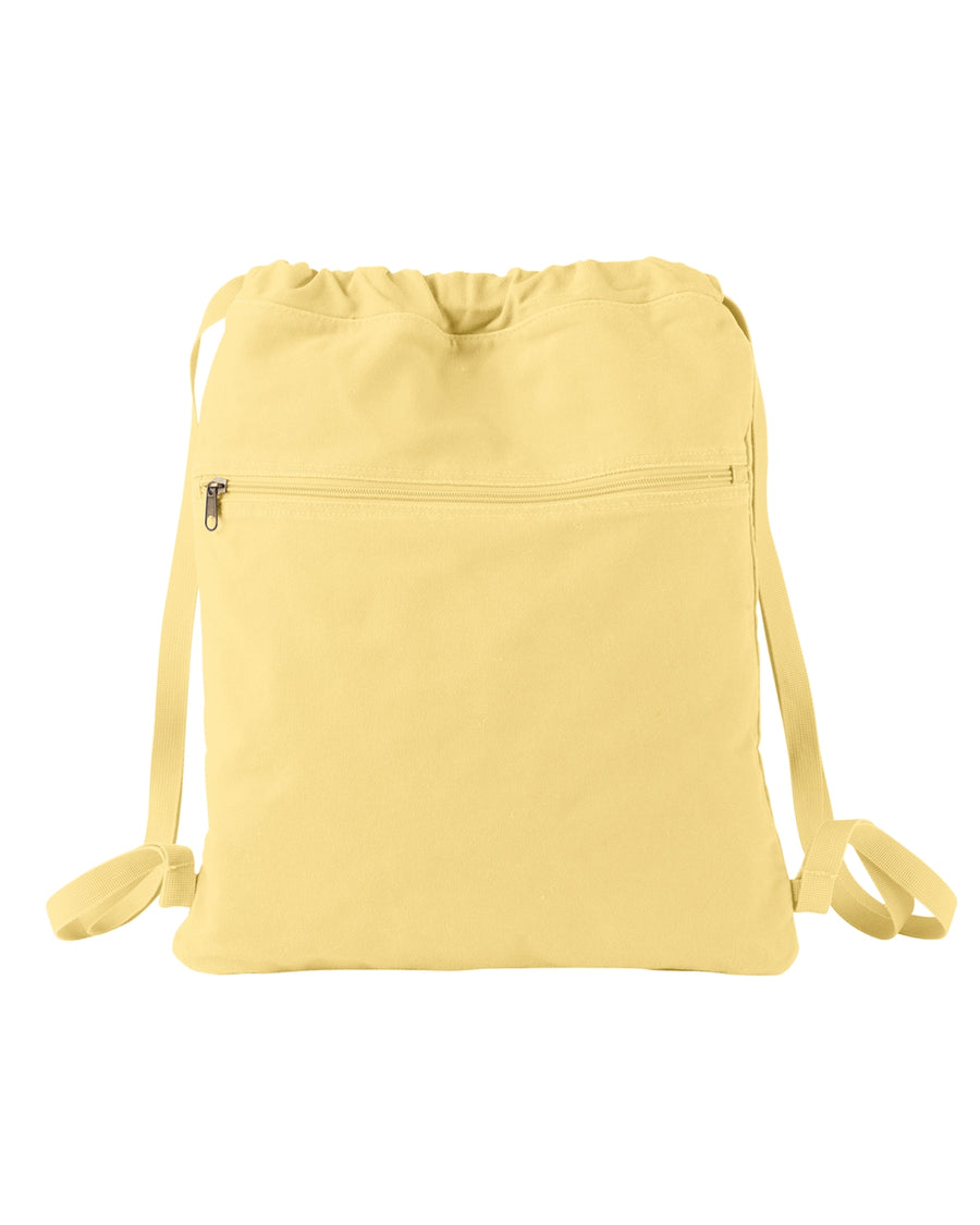 Pigment-Dyed Canvas Cinch Sack - Goldenrod